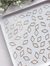 Load image into Gallery viewer, 18K Gold Plated Rhombus Bezel | Nickel Free