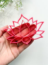 Load image into Gallery viewer, Lotus #2 Trinket Dish/Coaster Clay Cutter