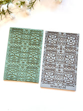 Load image into Gallery viewer, Ethnic Tile #2 Rubber Texture Mat for Polymer Clay