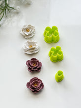 Load image into Gallery viewer, Flower Builder #5 Peony Flower Polymer Clay Cutter Set