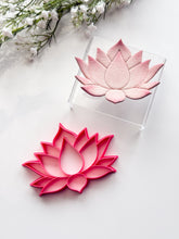 Load image into Gallery viewer, Lotus #2 Trinket Dish/Coaster Clay Cutter