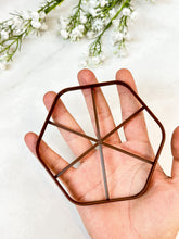 Load image into Gallery viewer, Hexagon Trinket Dish Polymer Clay Cutter