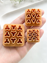 Load image into Gallery viewer, Flower #1 Triple Floral Cluster Polymer Clay Cutters