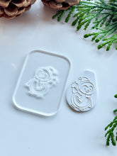 Load image into Gallery viewer, Penguin Festive Acrylic Texture Tile | Acrylic Embossing Stamp