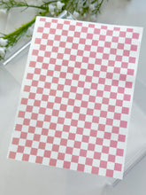 Load image into Gallery viewer, Transfer Paper 316 Pink Checkerboard | Image Water Transfer