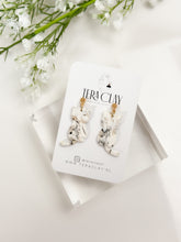 Load image into Gallery viewer, The Marble Cat Dangles (also in silver)