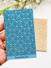 Load image into Gallery viewer, Ethnic Tile Rubber Texture Mat for Polymer Clay