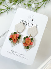 Load image into Gallery viewer, The Irregular Floral Hexagons (also in silver)