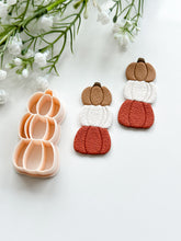 Load image into Gallery viewer, Stacked Pumpkins Polymer Clay Cutter