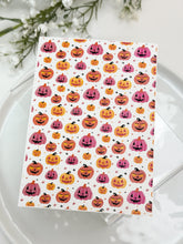 Load image into Gallery viewer, Transfer Paper Sheet 517 Jack-O'-Lantern Pumpkin | Image Water Transfer