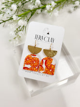 Load image into Gallery viewer, The Orange Arch Earrings