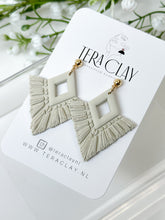 Load image into Gallery viewer, The Sage Green Macrame Dangles