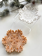 Load image into Gallery viewer, Snowflake #2 Trinket Dish Clay Cutter