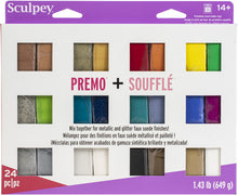 Load image into Gallery viewer, Sculpey Premo + Soufflé Multipack 24x28g PE 4009