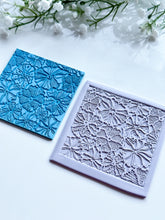 Load image into Gallery viewer, Groovy Flowers Rubber Texture Mat for Polymer Clay