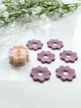 Load image into Gallery viewer, Corduroy Flower Donut Polymer Clay Cutter