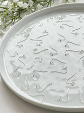 Load image into Gallery viewer, 925 Sterling Silver Plated Surgical Stainless Steel Ball End Hooks 50pcs/bag