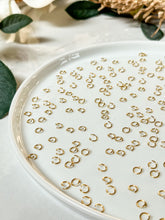 Load image into Gallery viewer, 18K Gold Plated/925 Sterling Silver Plated Surgical Stainless Steel Open Jump Rings 200 pcs/bag