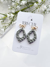 Load image into Gallery viewer, The Green Bow Dangles (also in silver)