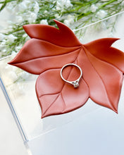 Load image into Gallery viewer, Maple Leaf Trinket Dish Clay Cutter