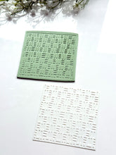 Load image into Gallery viewer, Lines Clay Stencil Sheet | Reusable Polymer Clay Texture Stencil