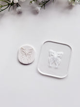 Load image into Gallery viewer, Butterfly #2 Acrylic Texture Tile | Acrylic Embossing Stamp