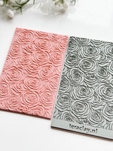 Load image into Gallery viewer, Roses Rubber Texture Mat for Polymer Clay
