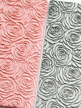 Load image into Gallery viewer, Roses Rubber Texture Mat for Polymer Clay