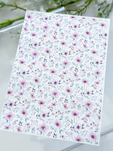 Load image into Gallery viewer, Transfer Paper 309 Small Pink Flowers | Image Water Transfer