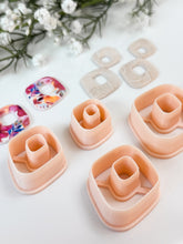 Load image into Gallery viewer, Rhombus Soft Donut Polymer Clay Cutter