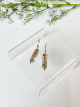 Load image into Gallery viewer, The Agate Skinny Hoops 07 (One-of-a-kind)