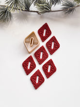 Load image into Gallery viewer, Rhombus Skinny Donut Polymer Clay Cutter