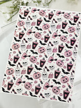 Load image into Gallery viewer, Transfer Paper Sheet 530 Halloween Pattern | Image Water Transfer