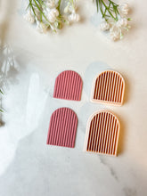 Load image into Gallery viewer, Corduroy Ribbed Arch Polymer Clay Cutter