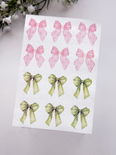 Load image into Gallery viewer, Transfer Paper 461 Pink & Green Bow | Image Water Transfer