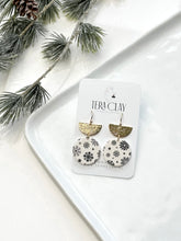 Load image into Gallery viewer, The Snowflake Round Dangles