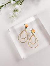 Load image into Gallery viewer, The Orange Drop Dangles