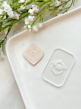 Load image into Gallery viewer, Bear In Love Acrylic Texture Tile | Acrylic Embossing Stamp