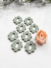 Load image into Gallery viewer, Scalloped Donut Polymer Clay Cutter with Drill Guides