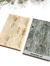 Load image into Gallery viewer, Wooden Pattern Rubber Texture Mat for Polymer Clay