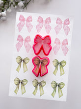 Load image into Gallery viewer, Transfer Paper 461 Pink & Green Bow | Image Water Transfer