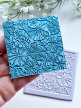 Load image into Gallery viewer, Groovy Flowers Rubber Texture Mat for Polymer Clay