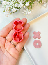 Load image into Gallery viewer, XO Rounded Polymer Clay Cutters Set