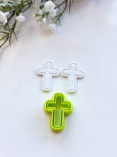 Load image into Gallery viewer, Cross Easter Framed Polymer Clay Cutter