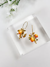 Load image into Gallery viewer, The Lemon Circle Hoops (also in silver)