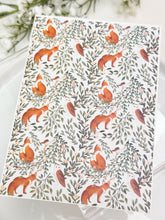 Load image into Gallery viewer, Transfer Paper Sheet 518 Foxes & Owls | Image Water Transfer