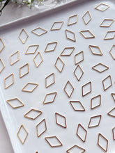 Load image into Gallery viewer, 18K Gold Plated Rhombus Bezel | Nickel Free