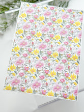 Load image into Gallery viewer, Transfer Paper 374 Pink & Yellow Flowers | Image Water Transfer