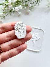 Load image into Gallery viewer, Flower #1 Acrylic Texture Tile | Acrylic Embossing Stamp