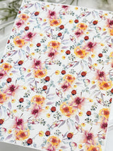 Load image into Gallery viewer, Transfer Paper Sheet 519 Flowers & Ladybugs | Image Water Transfer